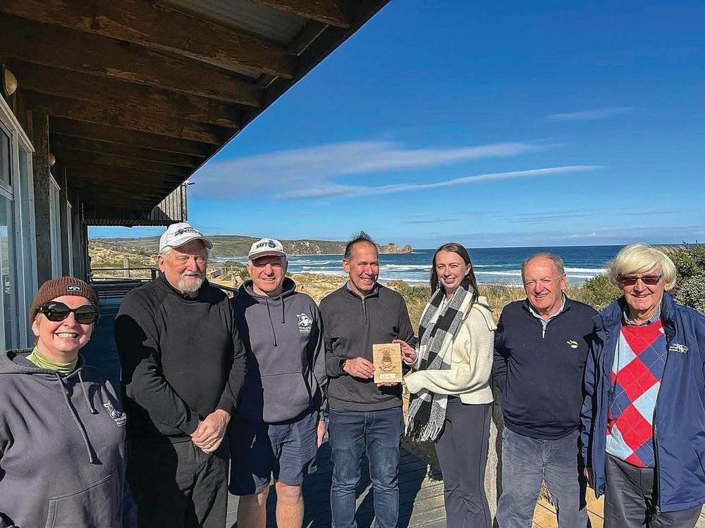 Lifesavers commemorate the commissioning of HMAS Cape Woolamai post image