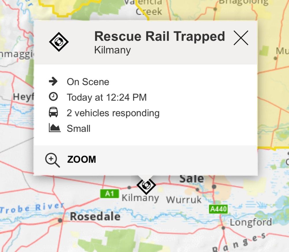 Train crashes into trailer and excavator near Sale post image