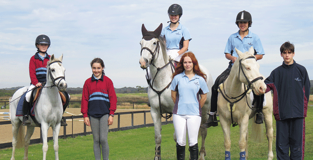 College showjumping success post image
