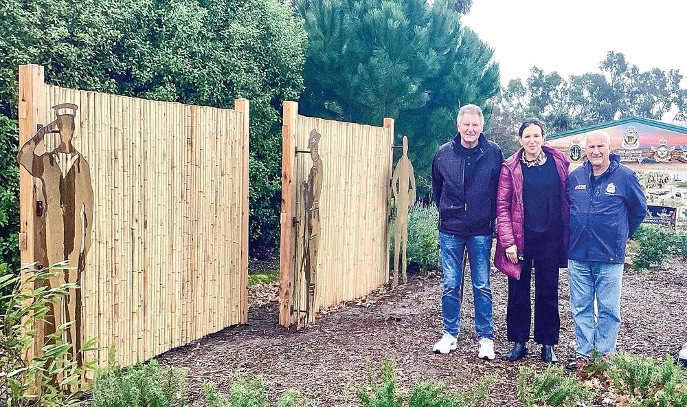 Final stage of Commemorative Garden honouring our Veterans unveiled post image