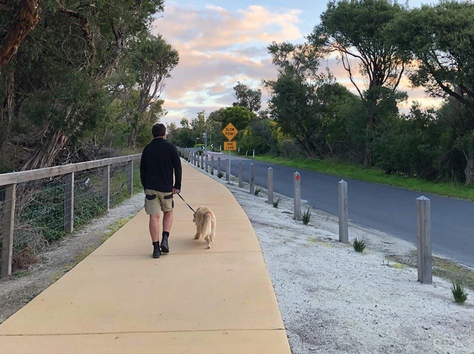 Surf Parade shared path to progress post image