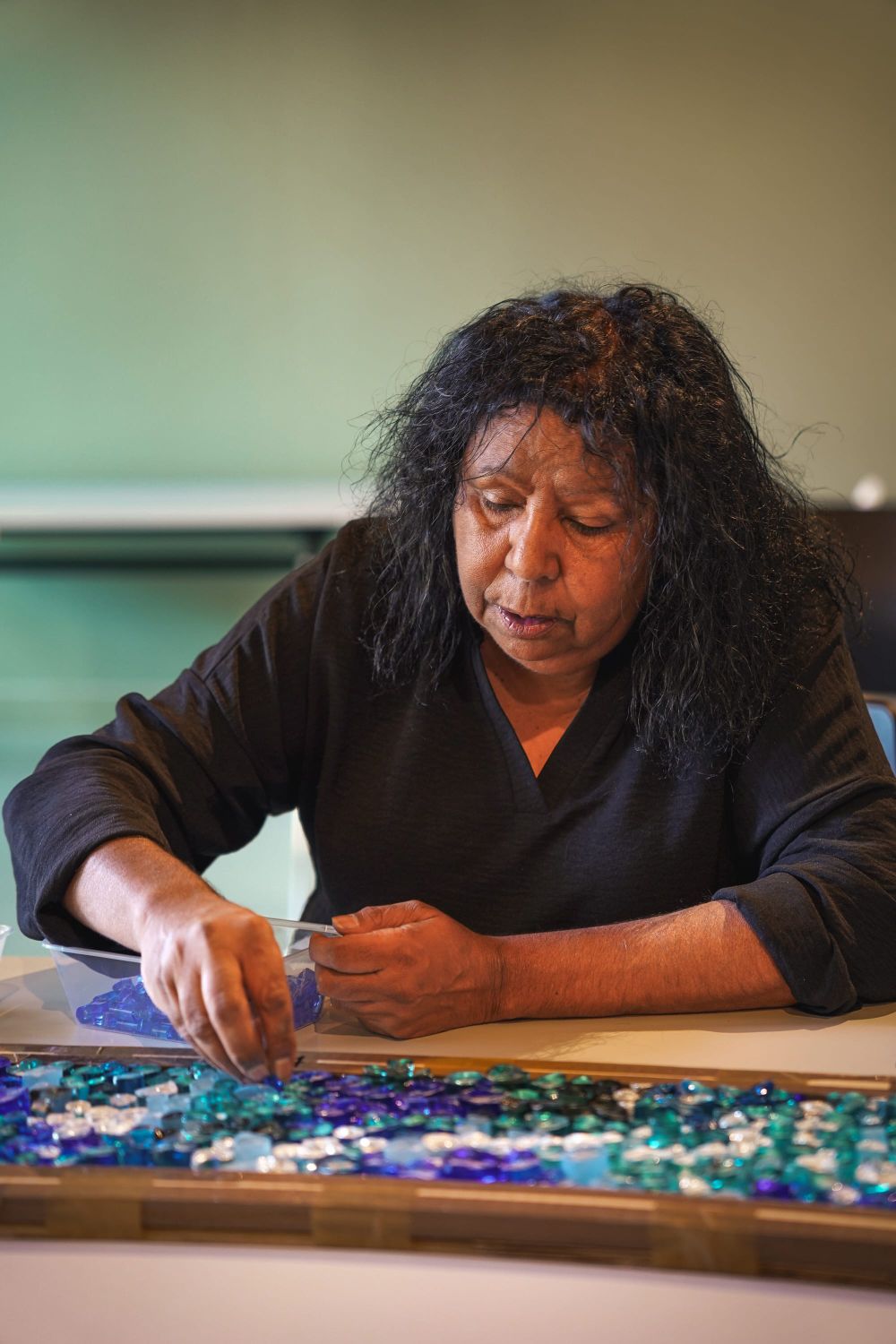 Artist Maree Clarke unveiled Yawa (Long Journey) at Berninneit post image