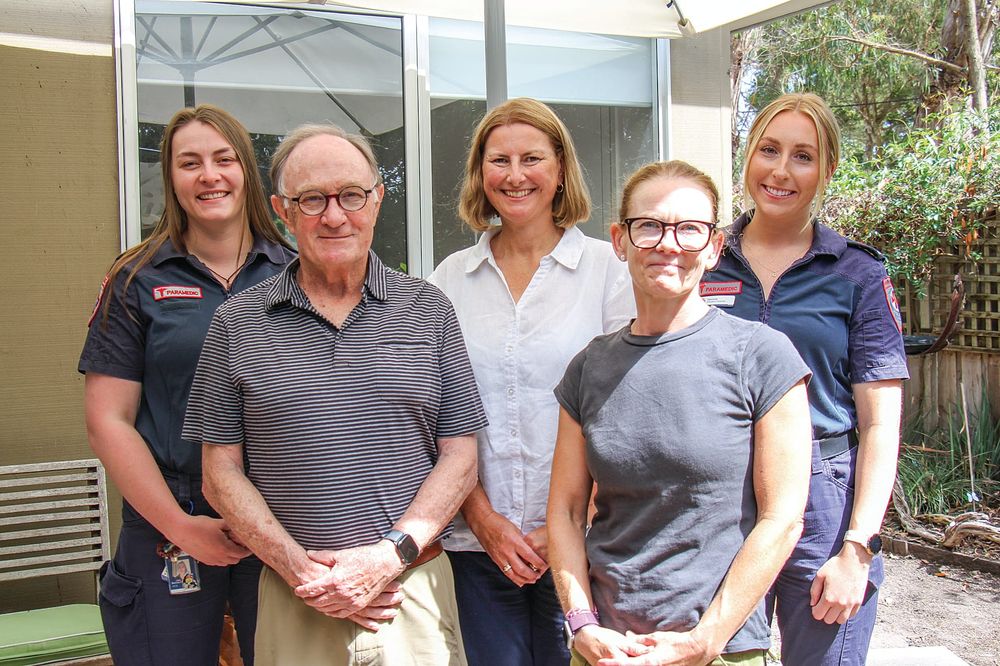 Heart attack survivor reunited with first responders and paramedics post image