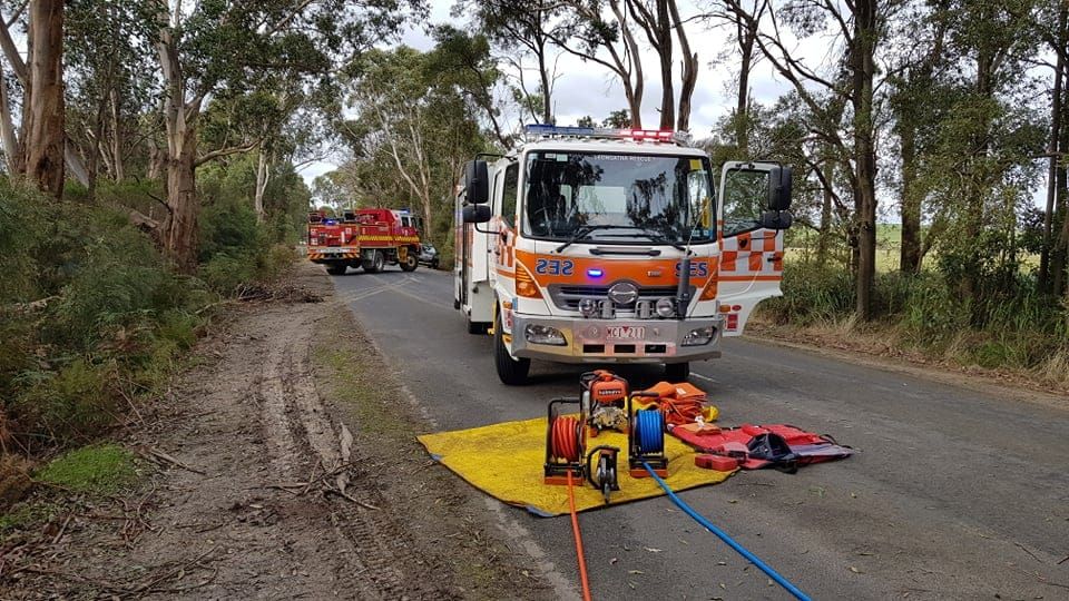 Garbage truck cleaned-up after tree smash post image