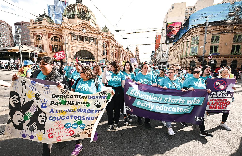 Childcare workers fighting for improved conditions post image