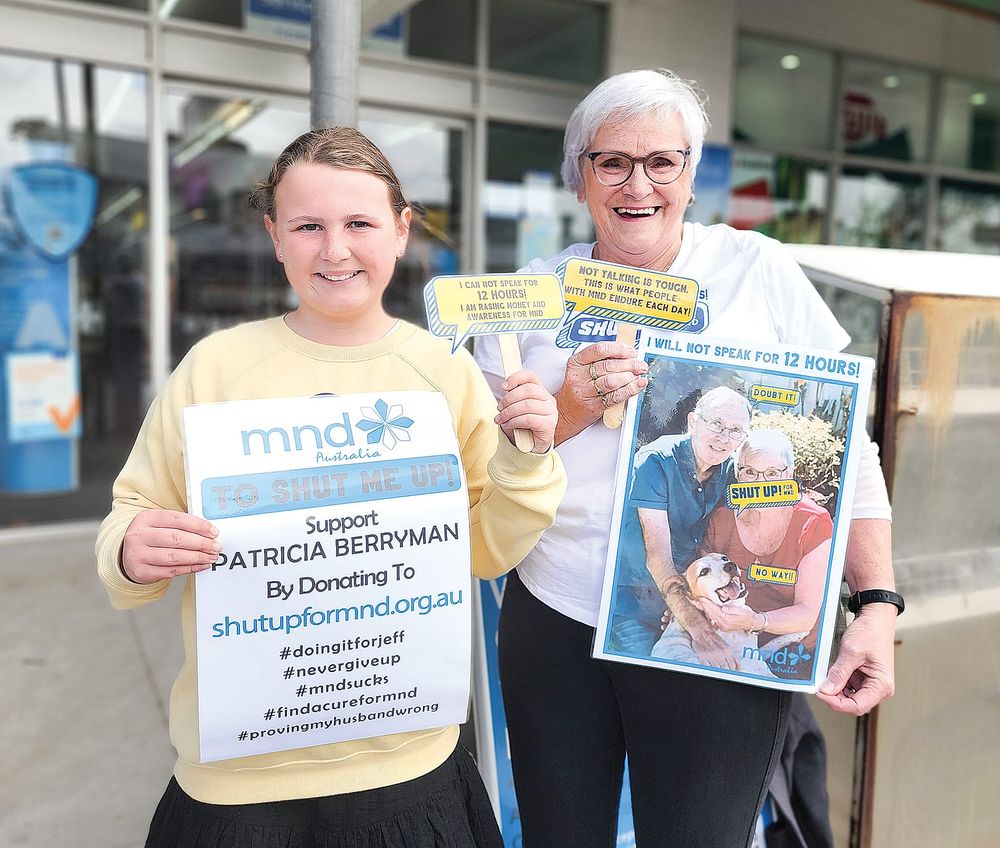 Shut up! And help raise money and funds for MND post image