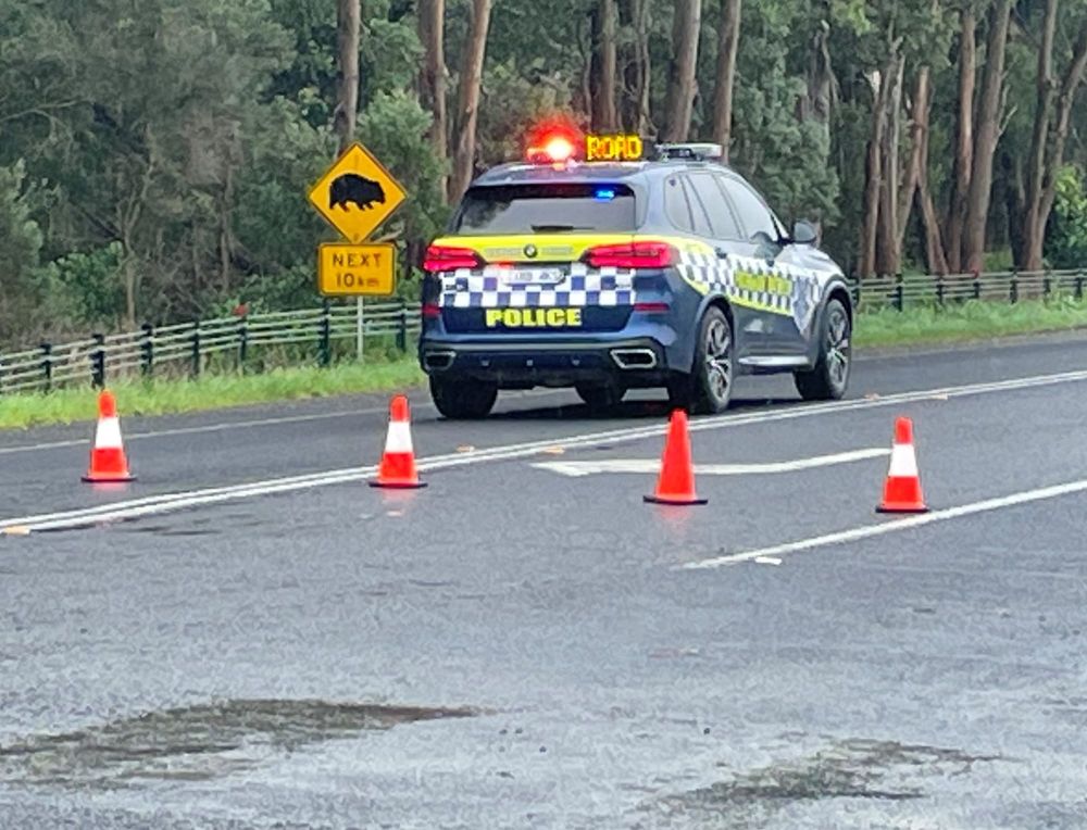 Accident scene clear: Police motorcycle officer airlifted after crash post image