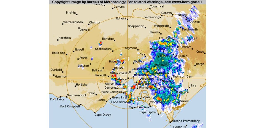 Weather warning: Large hailstones, heavy rainfall post image