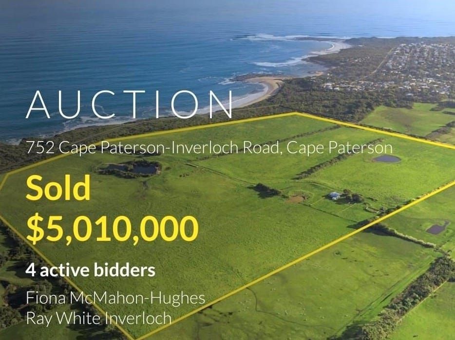Paid $50,606 per acre for spectacular Cape Paterson grazing property post image