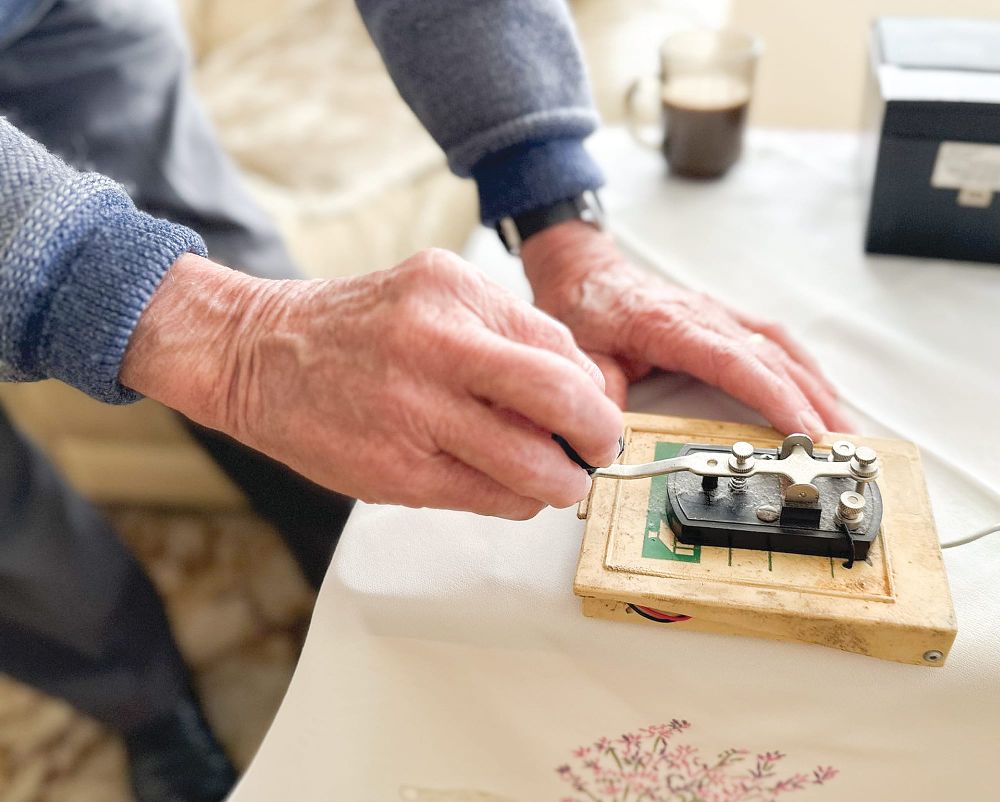 Vin the morse code man post image