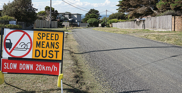 Speed signs to remain at estates post image