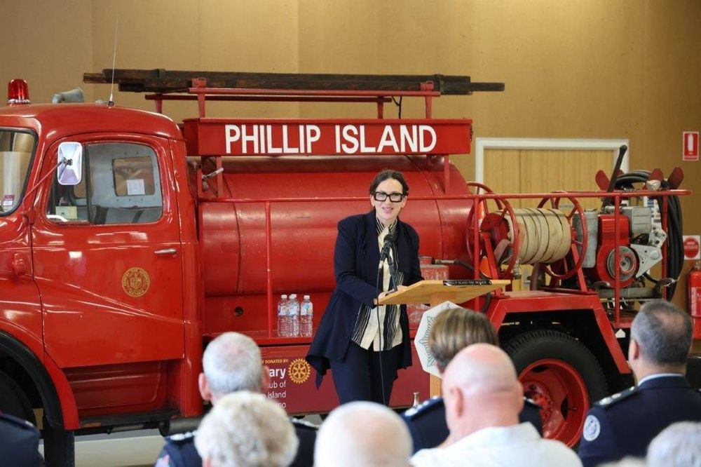 Top brass on hand for Phillip Island Fire Station opening post image