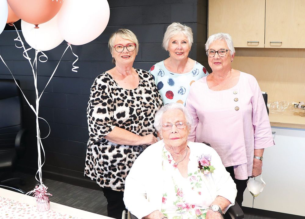 Flo enjoying life at 105 post image