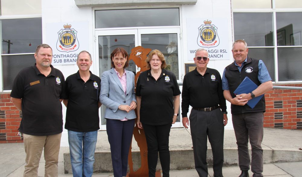 Veteran welfare on the table with Shadow Minister for Veterans Affairs Tim Bull at Wonthaggi RSL post image