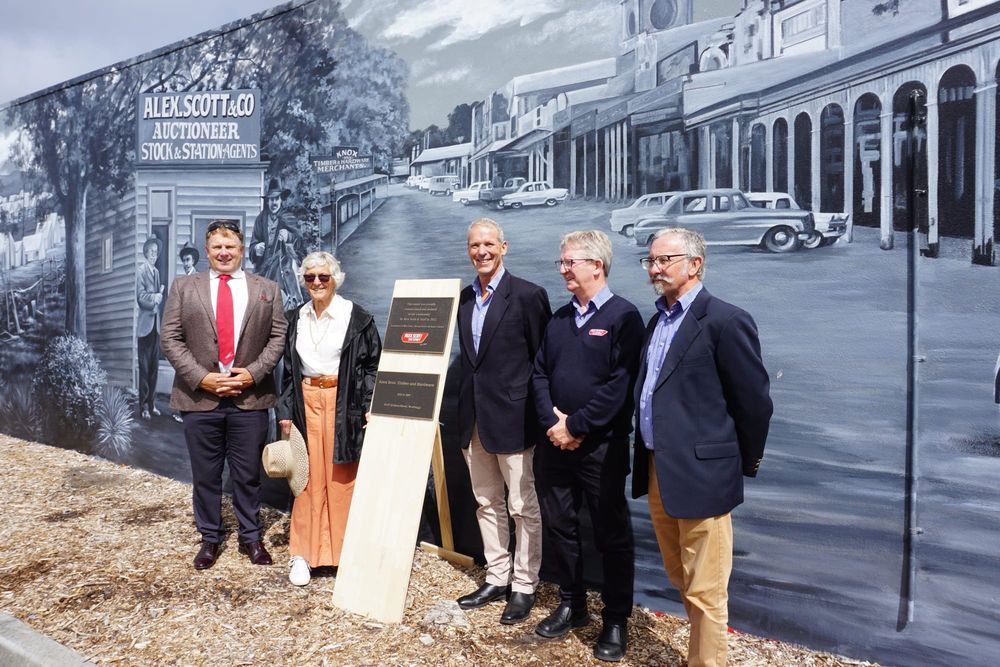 Proud unveiling of Alex Scott mural post image