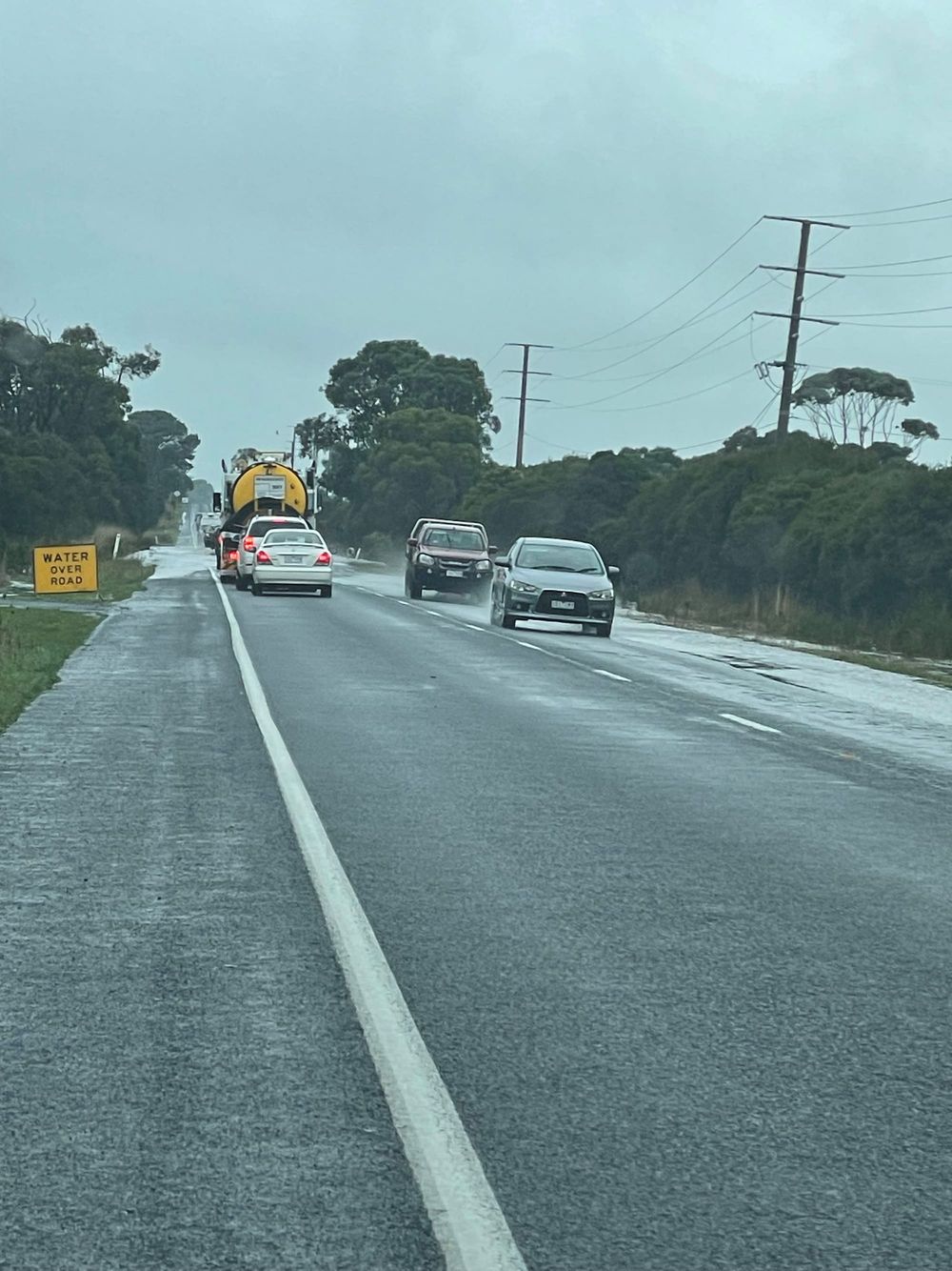 Constant rain prompts road flooding warning post image