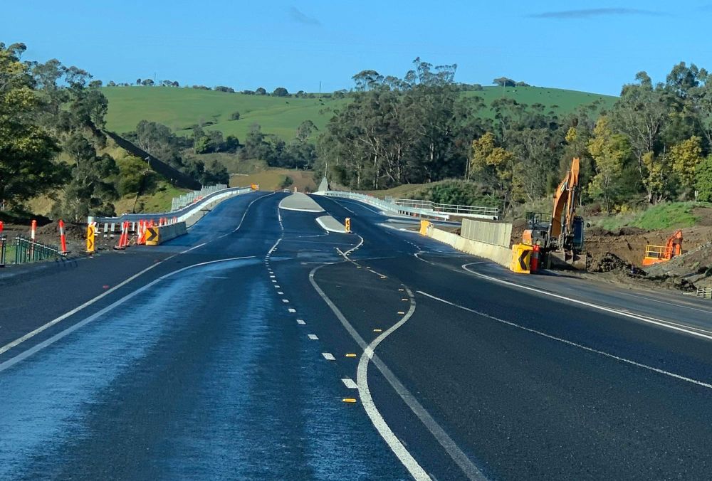 Highway lines causing confusion at Koonwarra, they say post image
