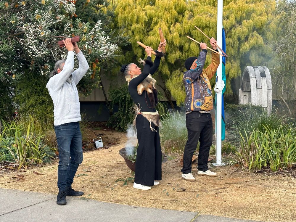 GSHS holds Smoking Ceremony to celebrate NAIDOC Week post image