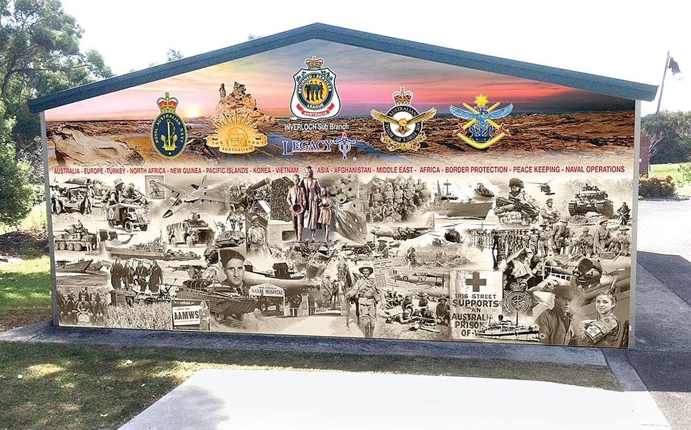 Inverloch RSL unveils stunning mural post image