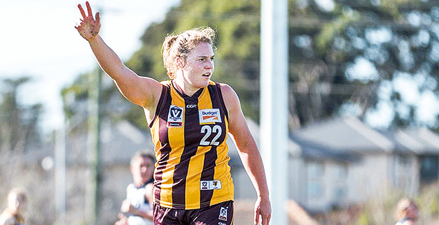 Third for Tamara in VFLW best and fairest post image