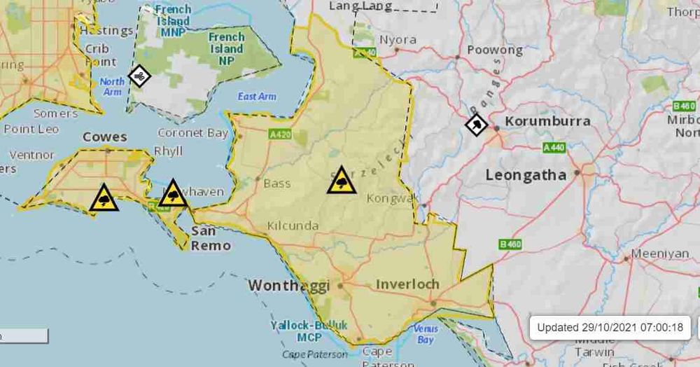 Damaging wind up to 110km/h in Bass Coast post image