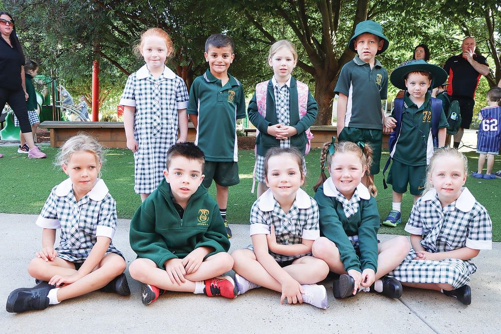 Leongatha Primary School Preps and principal ready for year ahead post image