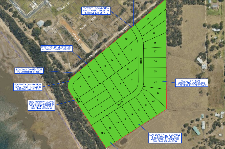 Half-an-acre lots proposed in Corinella post image