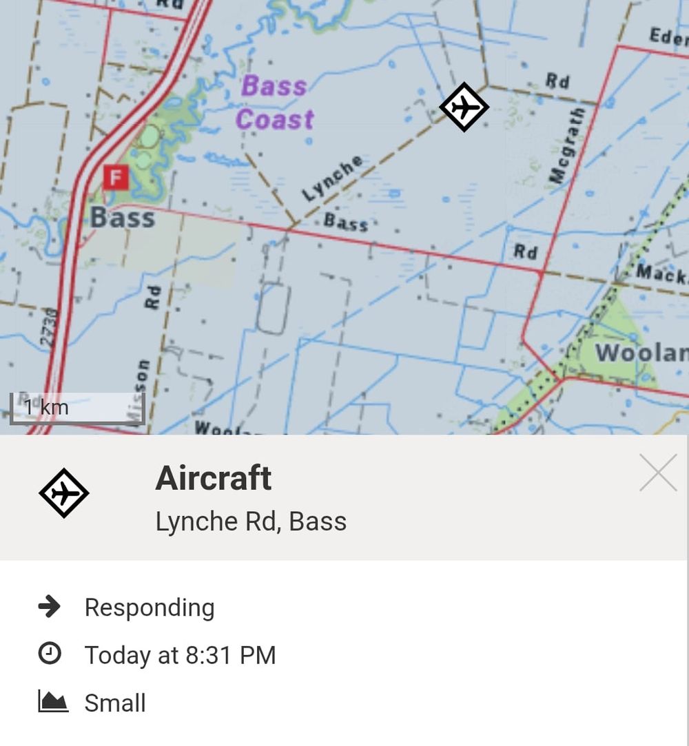 Mysterious aircraft over Phillip Island and Bass post image