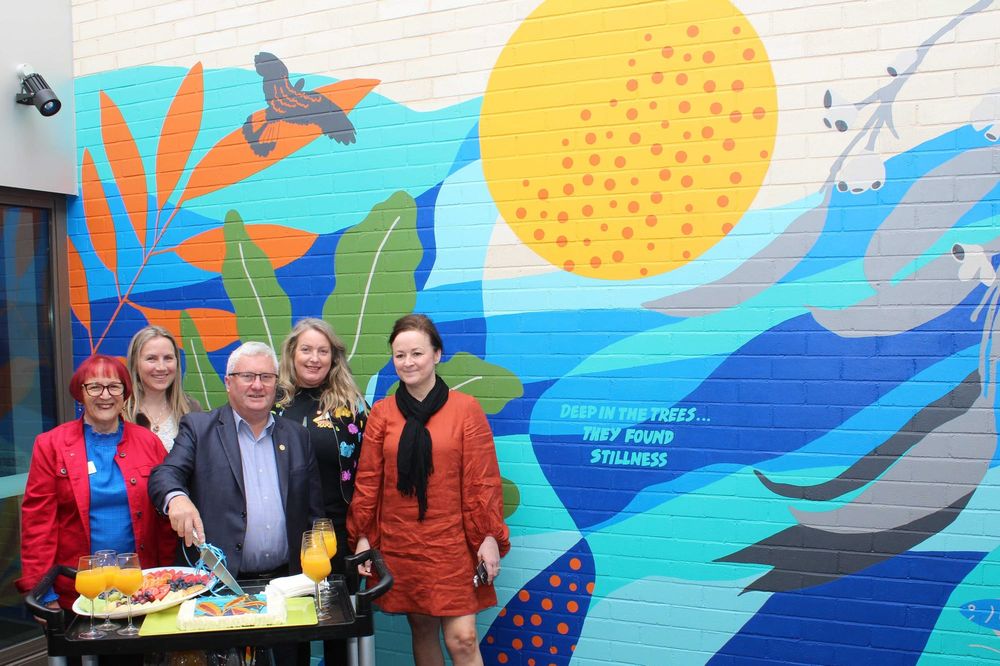 Rotary mural brings joy to patients and visitors post image
