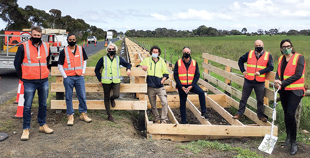 Waterline pathway works progressing post image