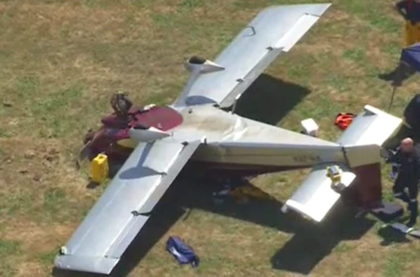 Light plane flips in emergency landing on French Island post image