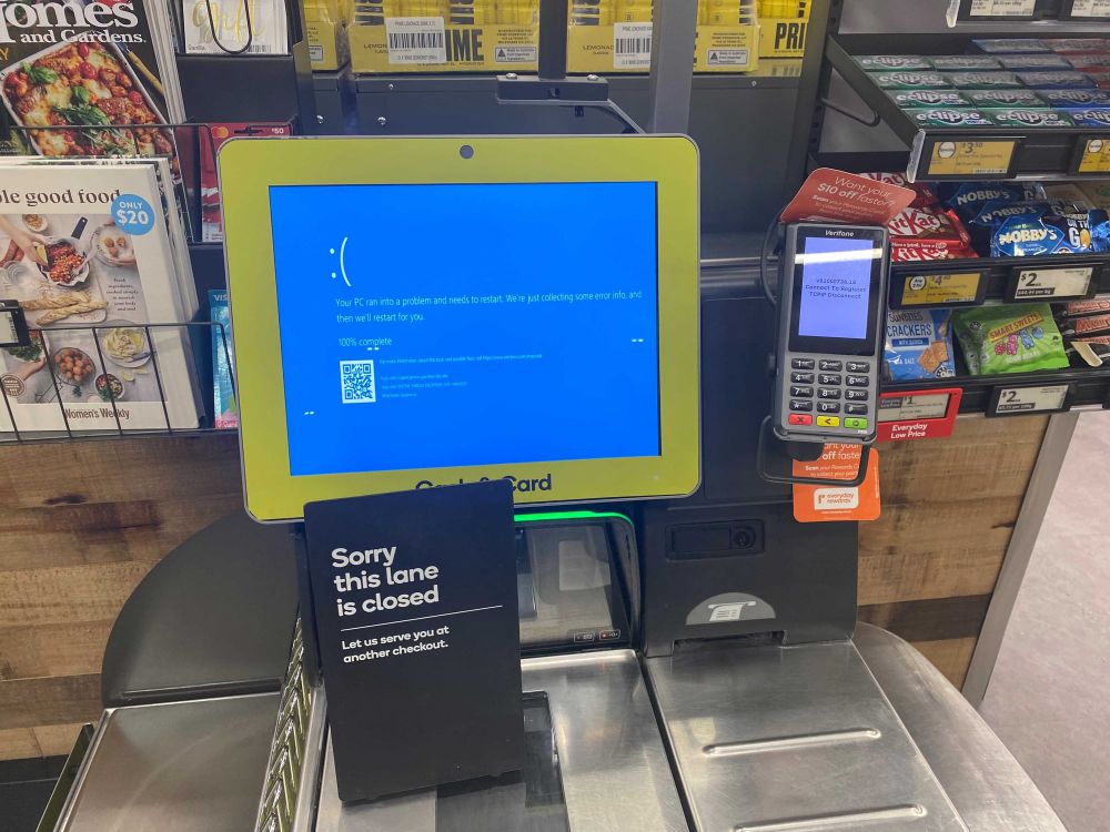 ‘Minor impact' locally from ‘blue screen of death’ post image