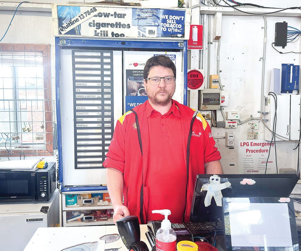 Loch servo owner sick of constant break-ins just for cigarettes post image