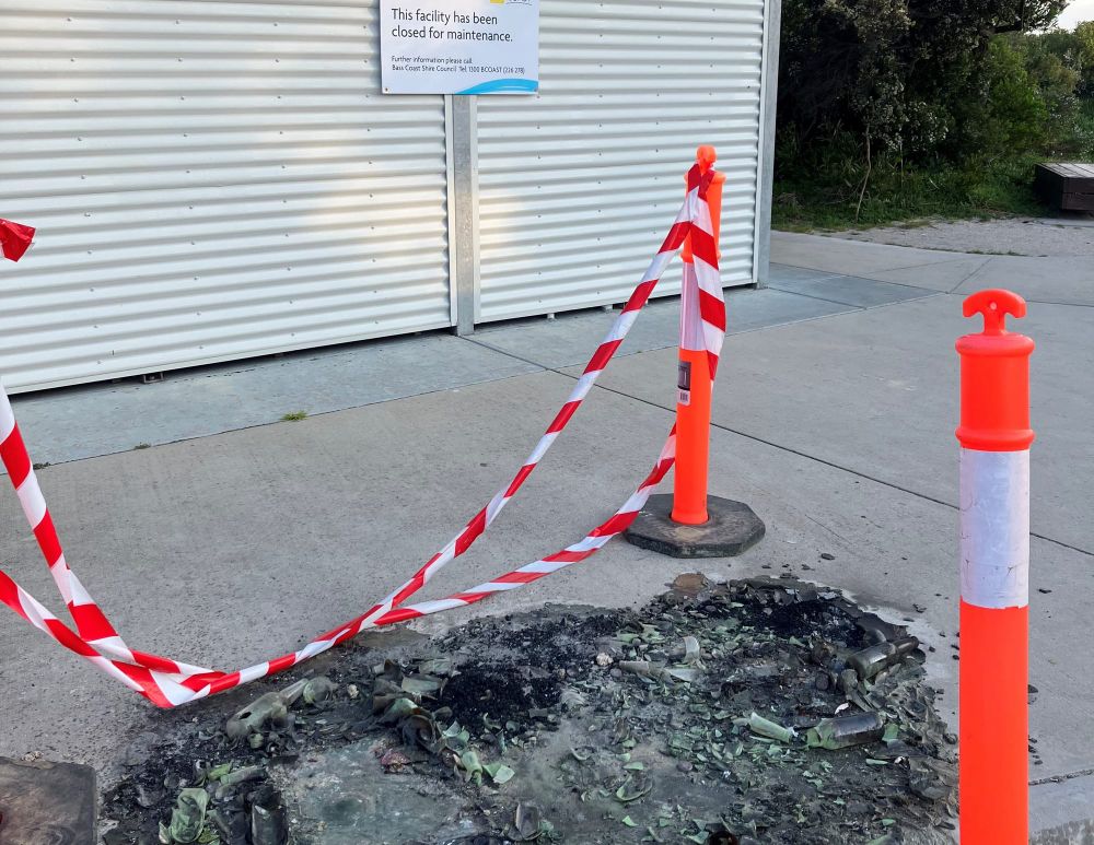 Police hot on trail of Cape Paterson toilet vandals post image