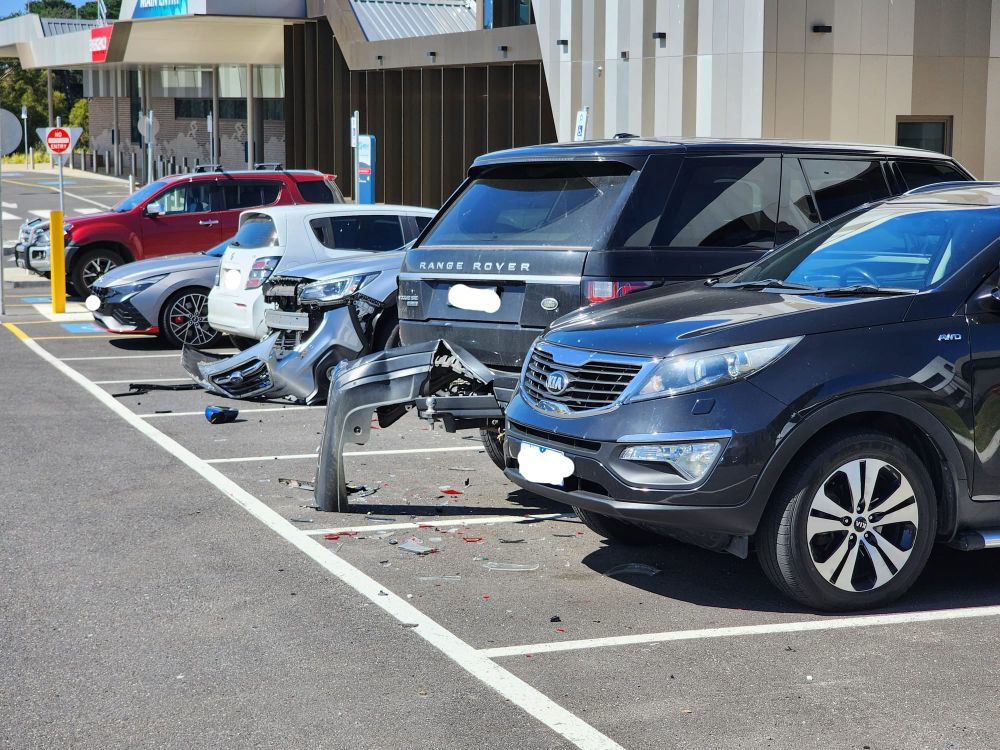 Five vehicles hit at Wonthaggi Hospital post image