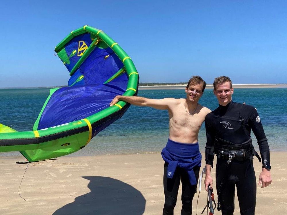 It’s a long way to come to go kiteboarding post image