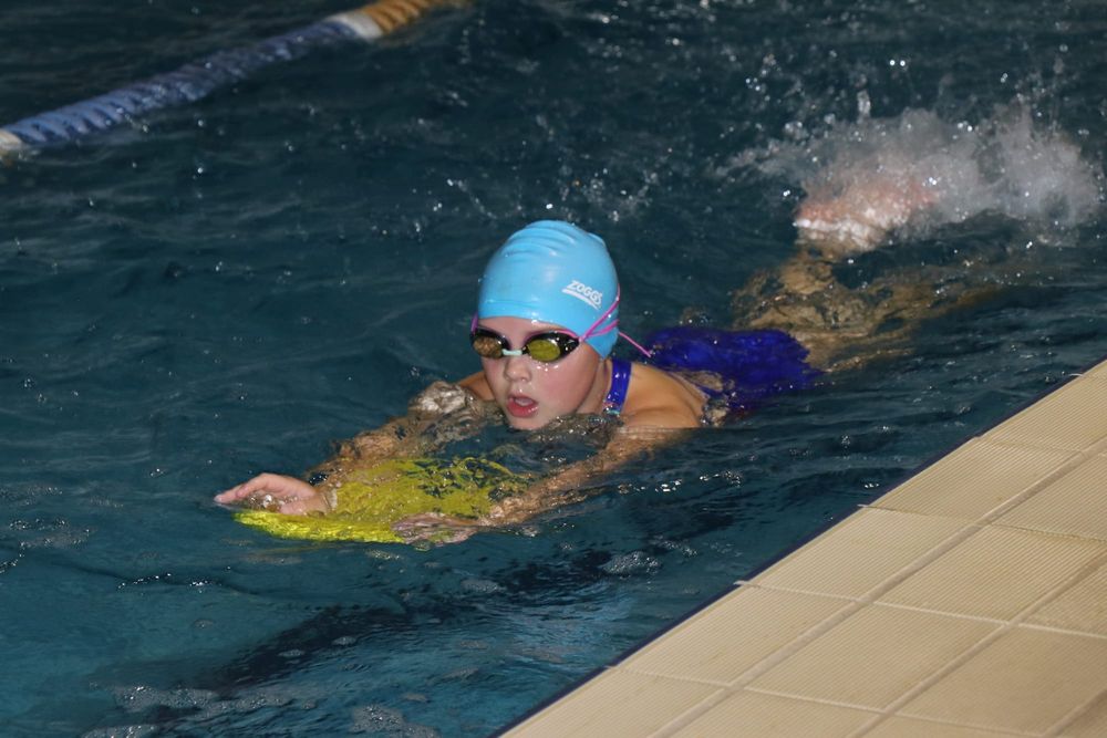 Amy dives in for her third Super Swim challenge post image