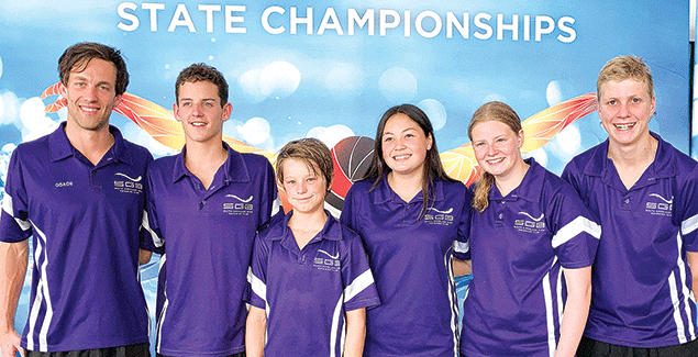 Swimmers give it their all in state championships post image
