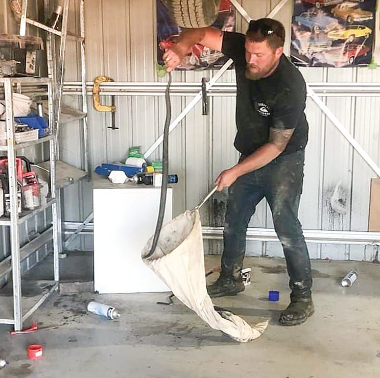 Be aware!! It is already a snakey season post image