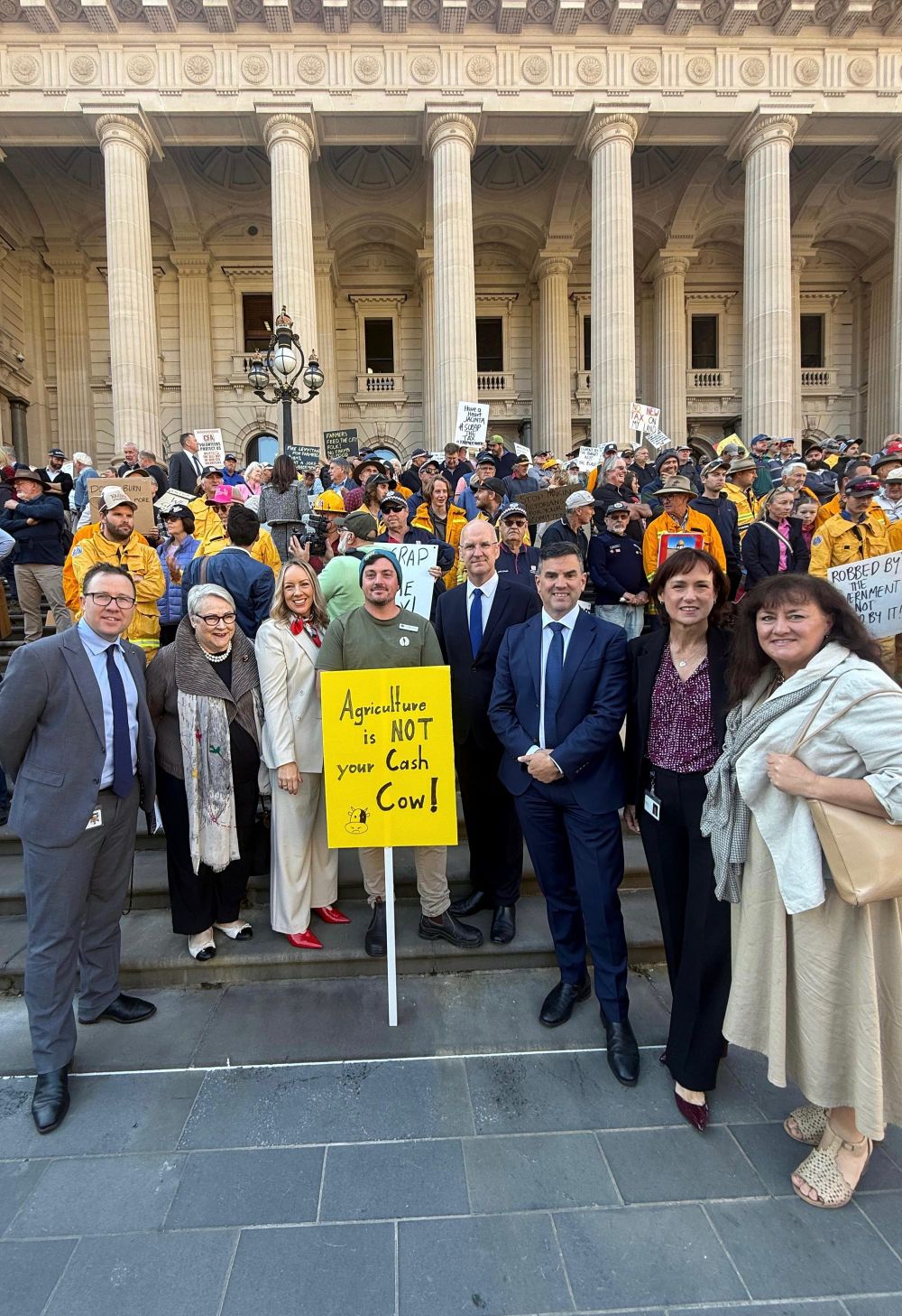 Local councillors join Melbourne levy protest post image