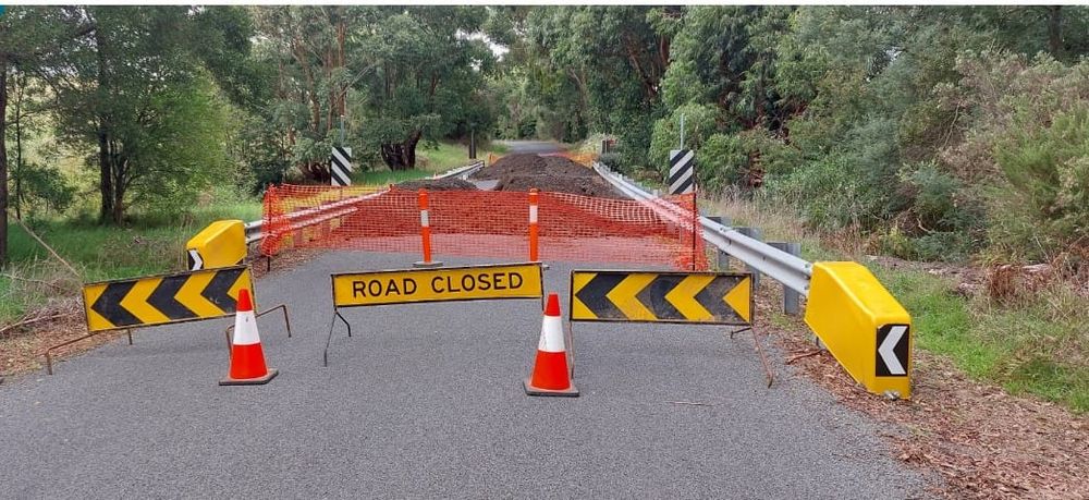 Road closure at Glen Alvie post image