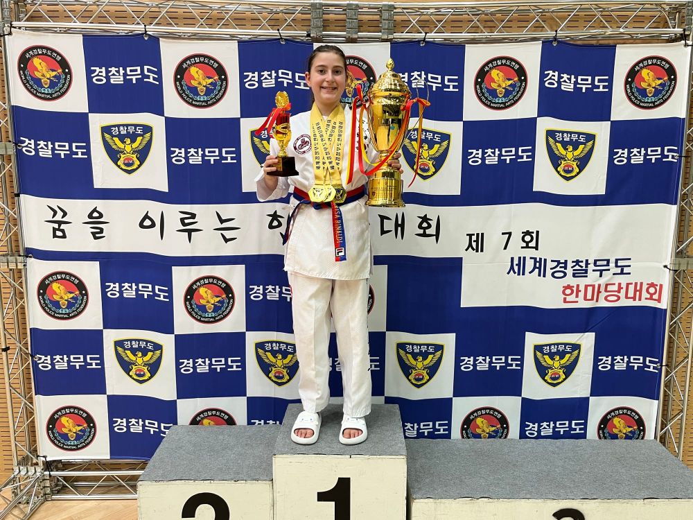 Taekwondo champion brings home four golds post image