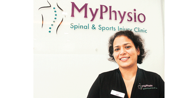Nidhi at home at MyPhysio post image