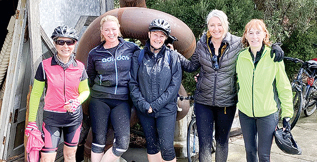 Gippy Gourmet Cyclists headed for the Great Vic Bike Ride post image