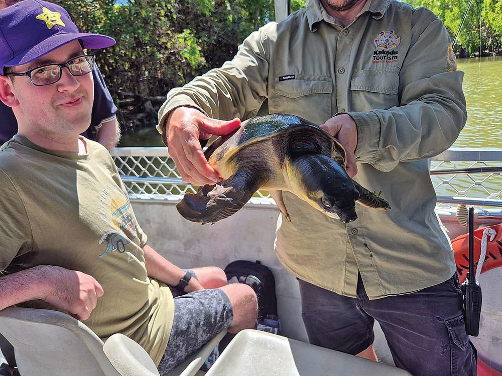 The boy who caught the pig-nosed turtle post image