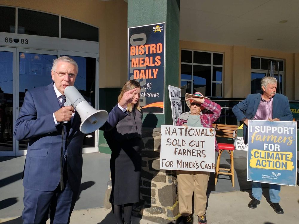 Climate activists target Nationals event in Wonthaggi post image