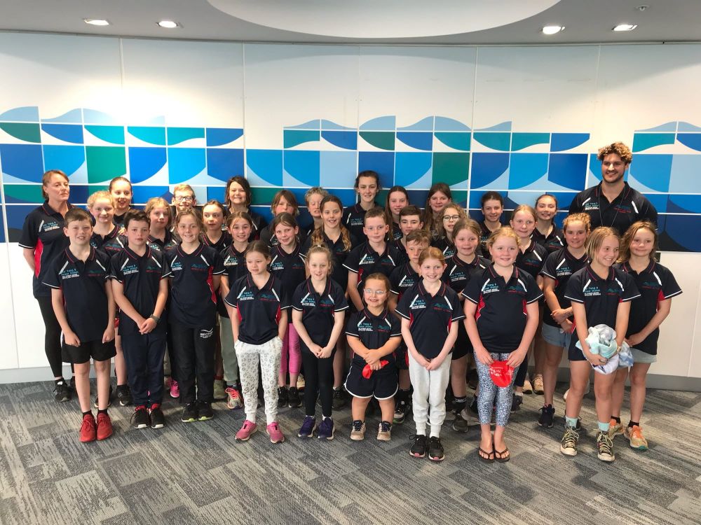 Local swimmers represent at junior competition post image