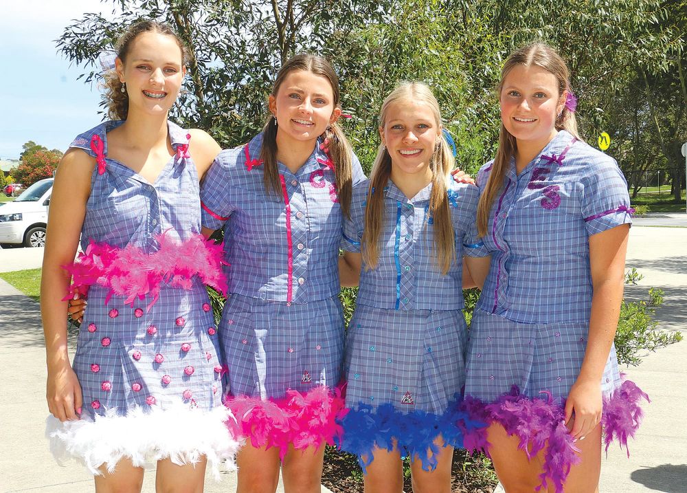 Year 12s say goodbye with bedazzled uniforms post image