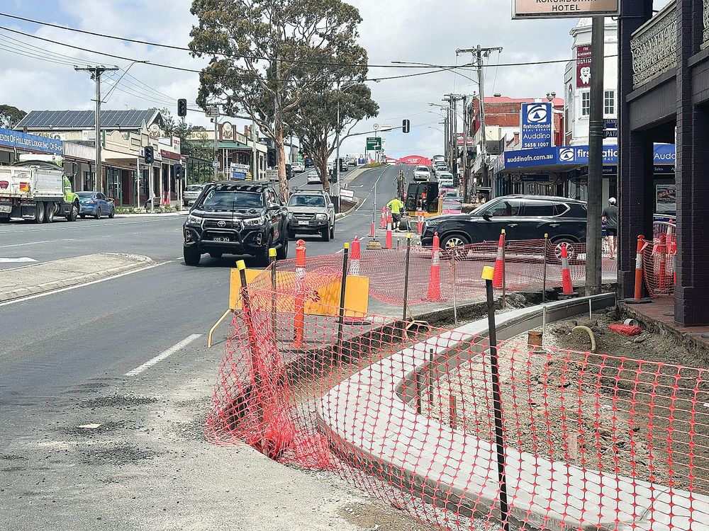 Works cause for concern in the centre of Korumburra post image