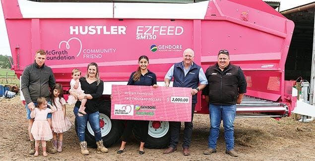 Farmer goes ‘pink’ to support cancer post image